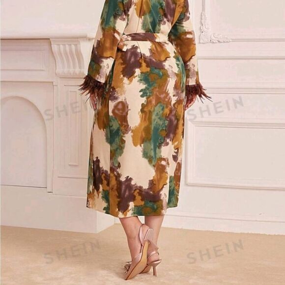 Plus Size Elegant Dress 1X - Picture 4 of 7